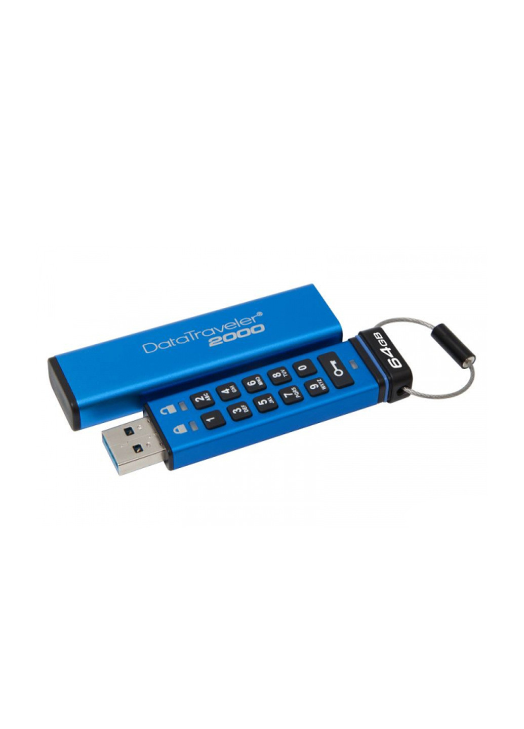 Флеш память USB DataTraveler 2000 64GB USB 3.1 (DT2000/64GB) Kingston флеш память usb kingston datatraveler 2000 64gb usb 3.1 (dt2000/64gb) (136742841)