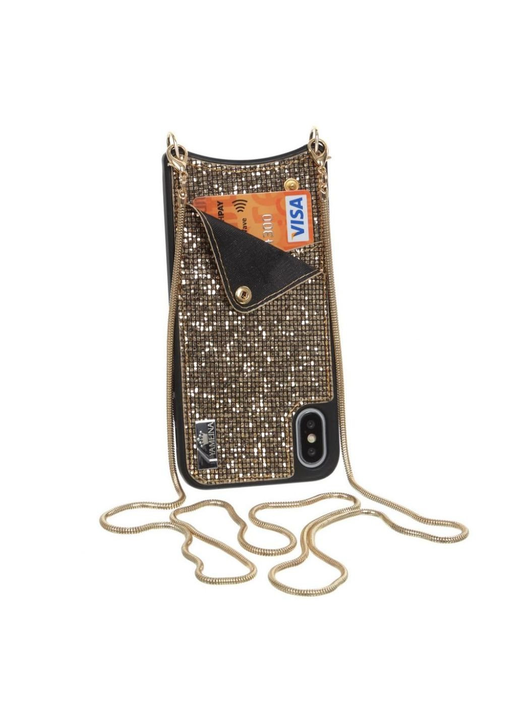 Чехол для мобильного телефона Glitter Wallet Apple iPhone Xs Max Gold (703622) (703622) BeCover (252572732)
