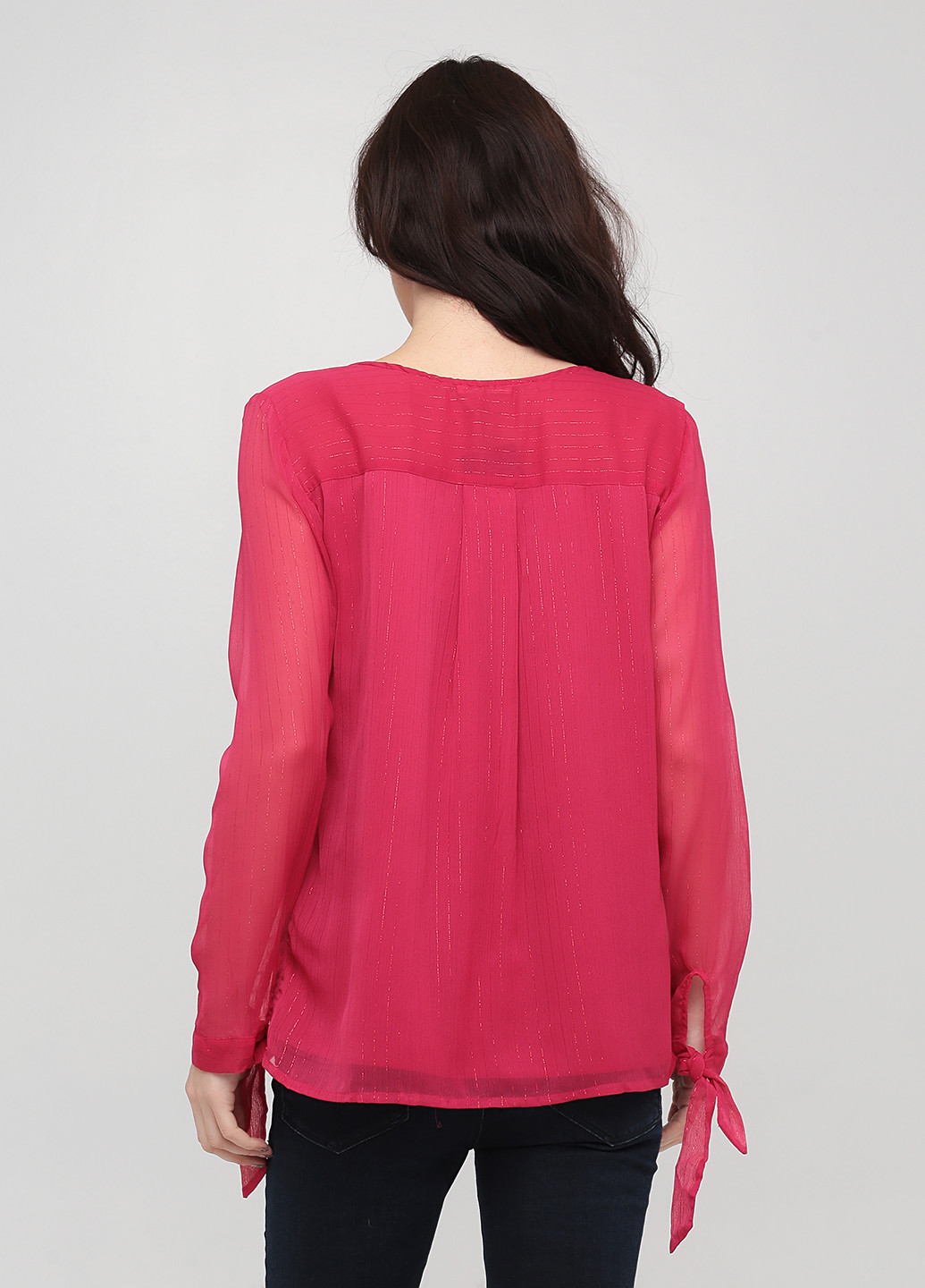 Малиновая блуза Promod