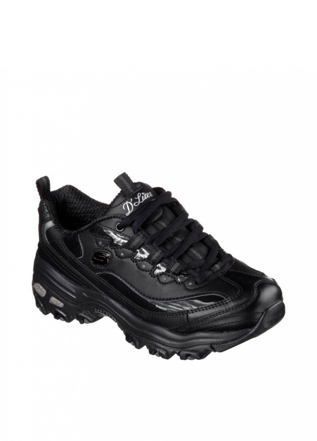 Черные демисезонные кроссовки Skechers