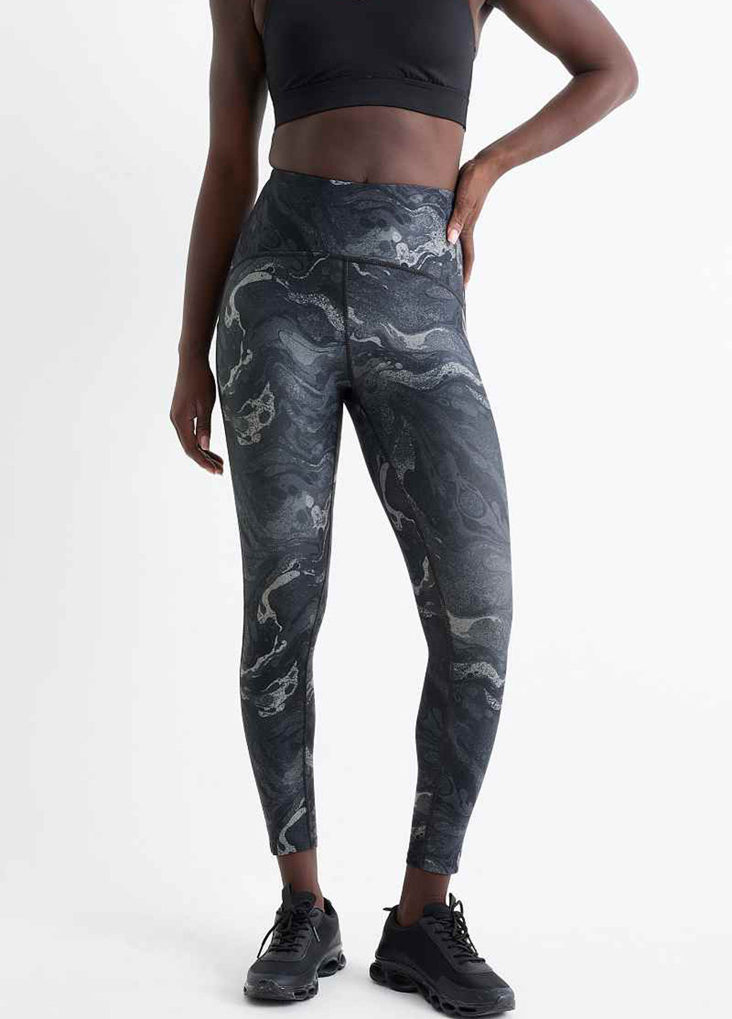 Темно-серые демисезонные леггинсы C&A