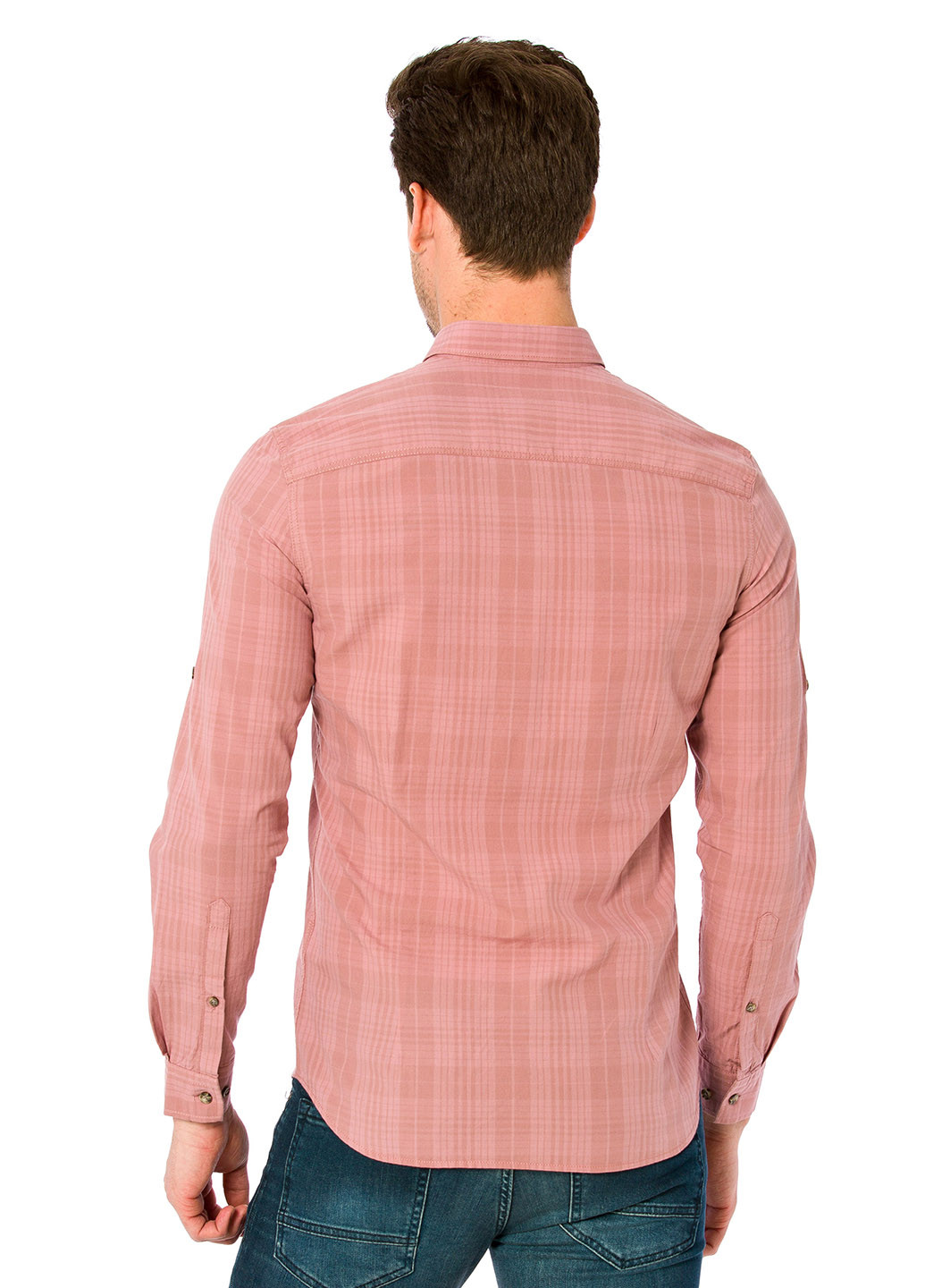 Розовая кэжуал рубашка в полоску LC Waikiki