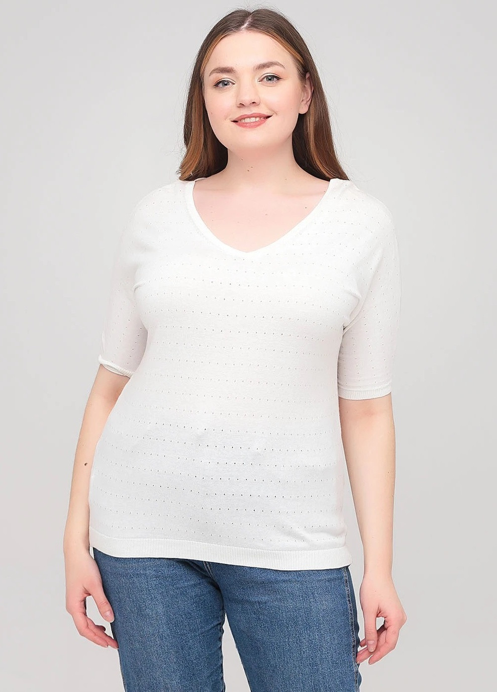 Білий демісезонний светр Promod