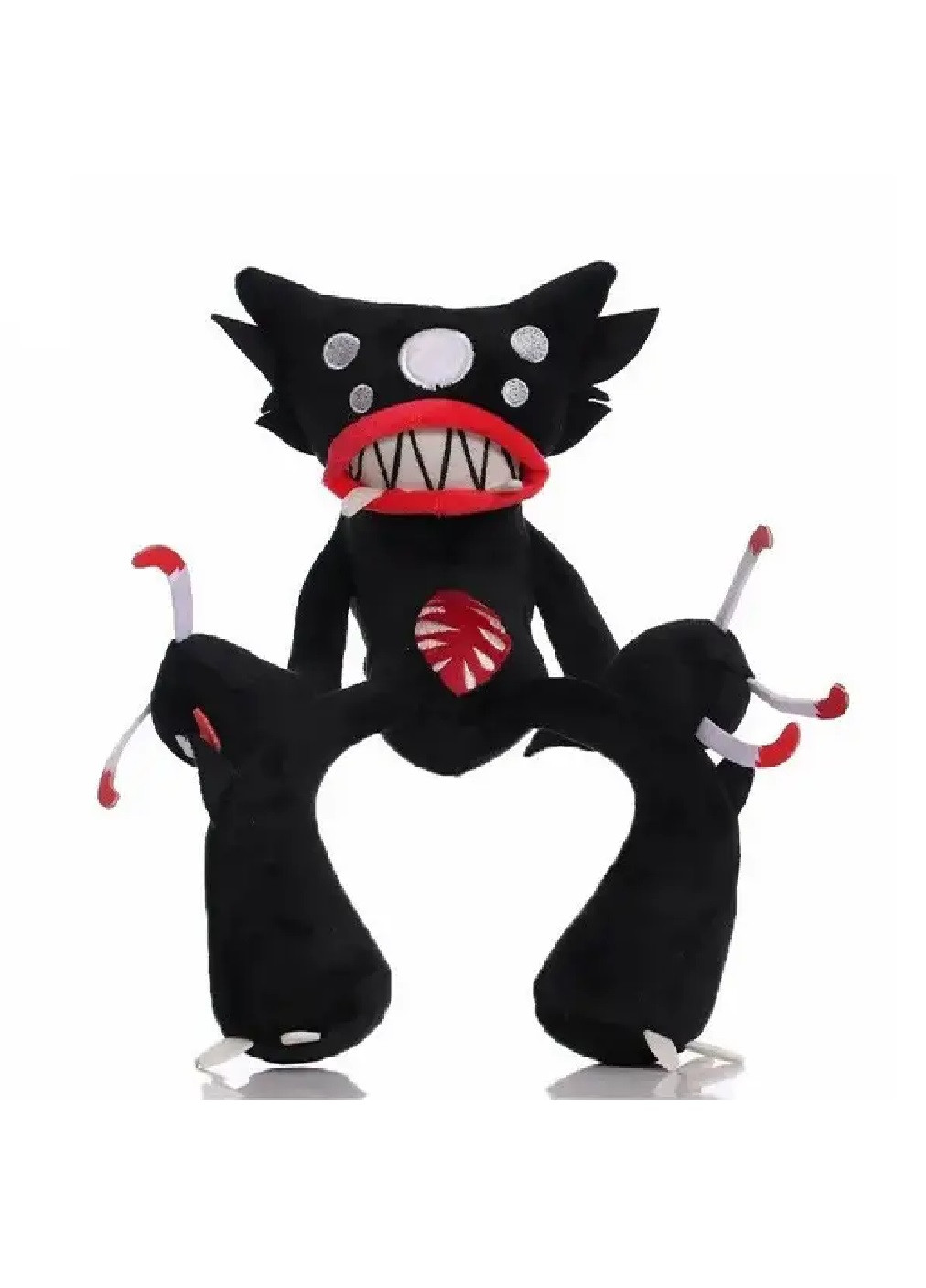 Дитяча м'яка плюшева іграшка обіймашка горбатий монстр Кіллі Віллі 40 см (473360-Prob) Чорний Unbranded (254469229)