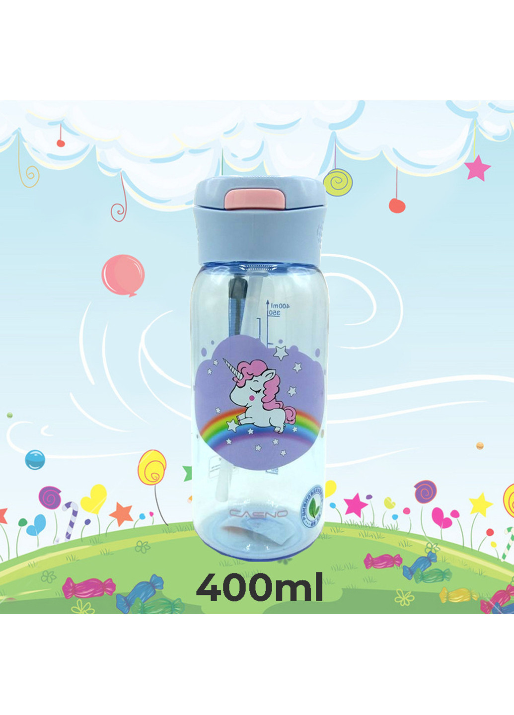Спортивная бутылка для воды 400 Casno (242188209)