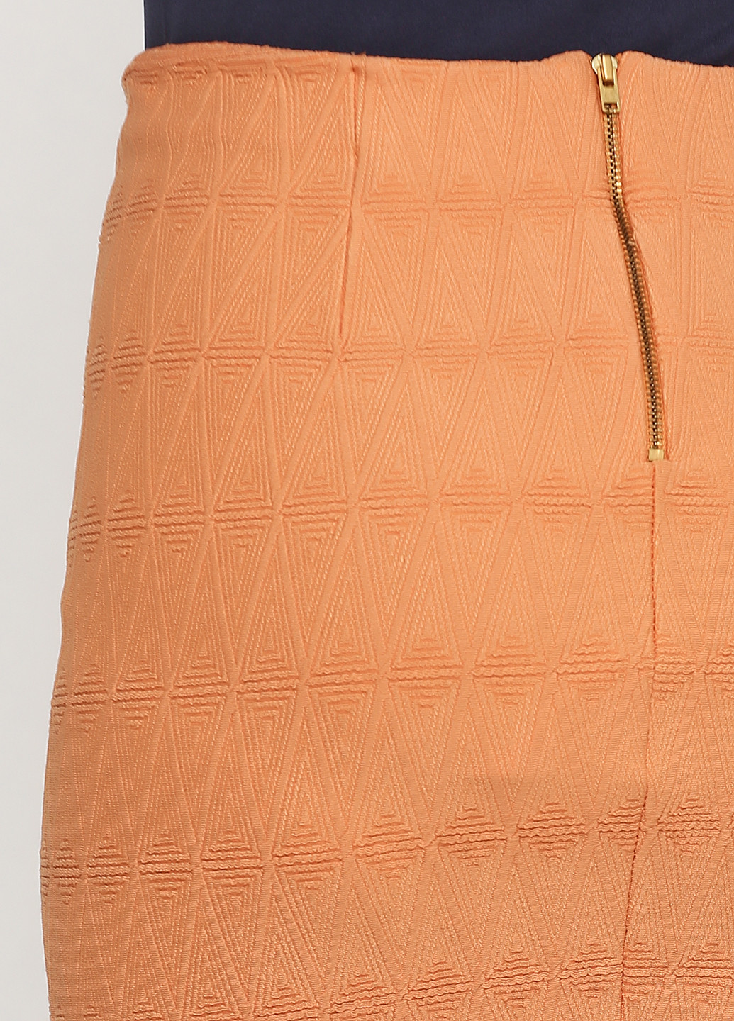 Оранжевая кэжуал с геометрическим узором юбка Supertrash
