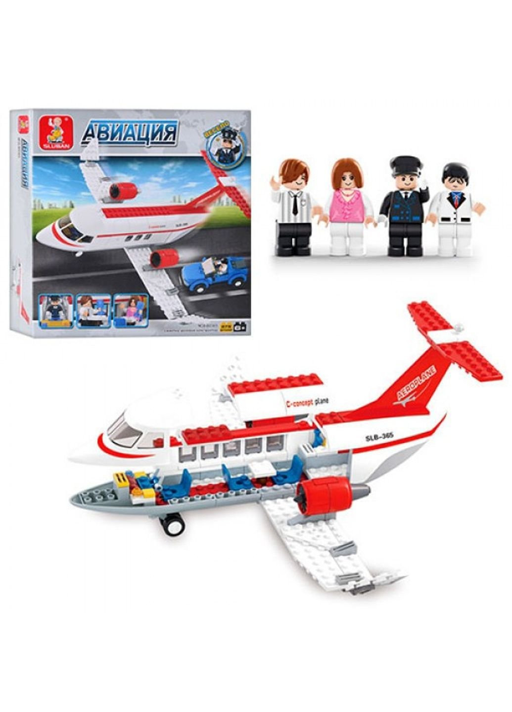 Конструктор Авиация M38-B0365 275 деталей Sluban (253919099)