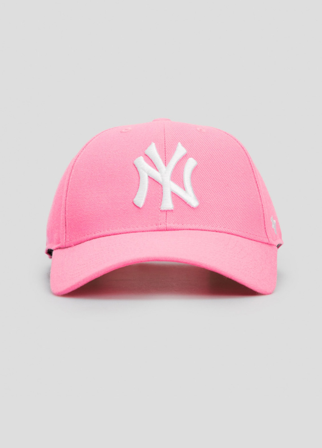 Розовая кепка с вышивкой Ny Yankees 47 Brand (253563780)