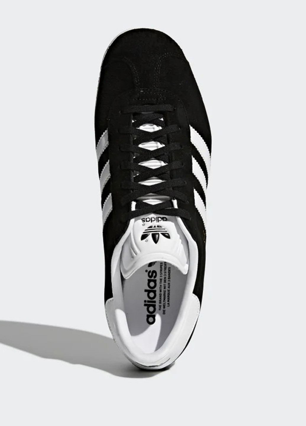 Черные всесезонные кроссовки adidas Gazelle