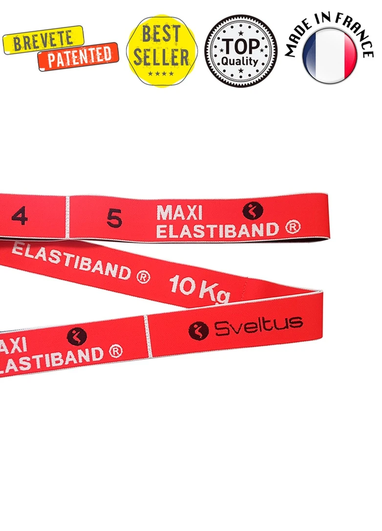 Эспандер для фитнеса Maxi Elastiband 10 кг Красный (SLTS-0114) Sveltus (253162180)