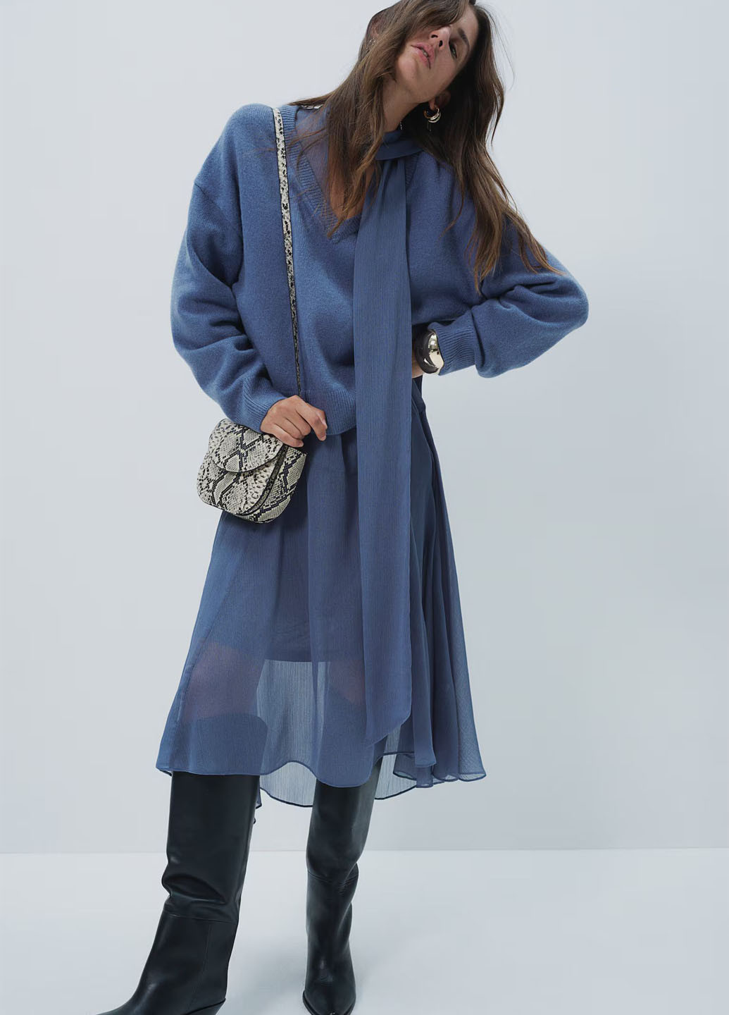 Синій демісезонний пуловер пуловер H&M