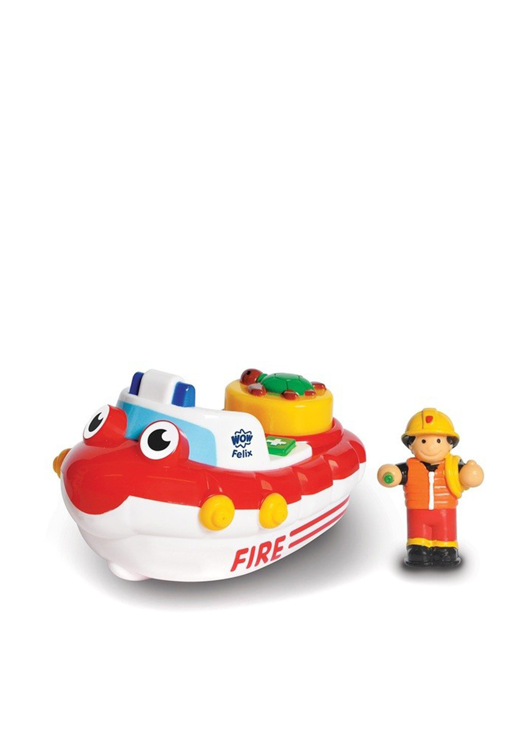 Іграшка для купання Пожежний катер Фелікс Wow (122398279)