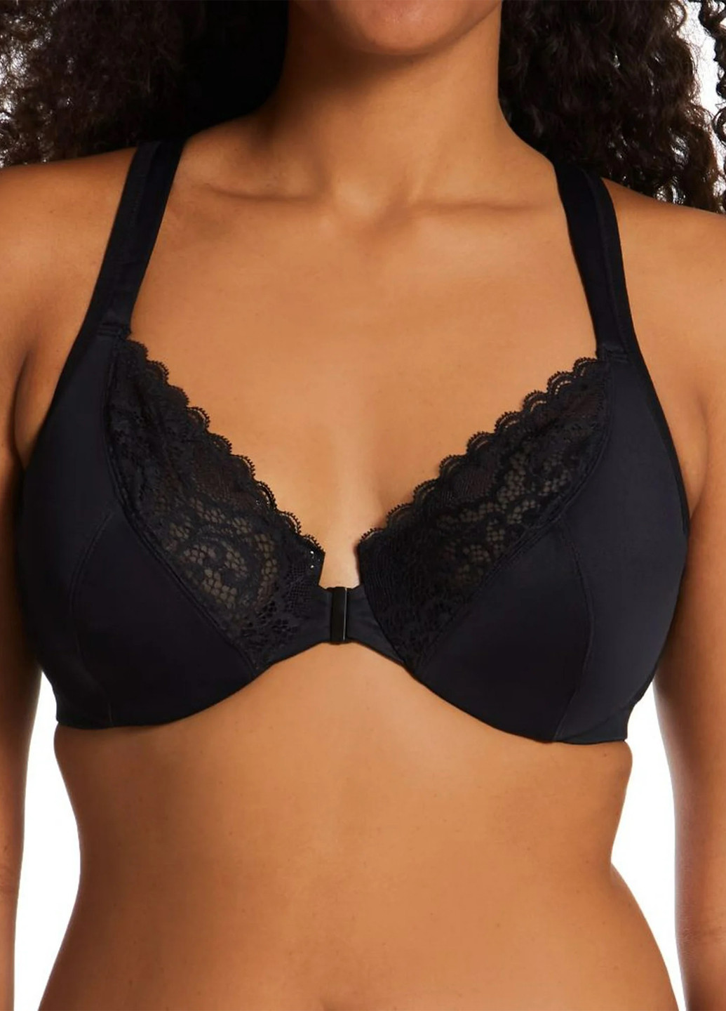 Чорний корбей бюстгальтер Playtex з кісточками нейлон