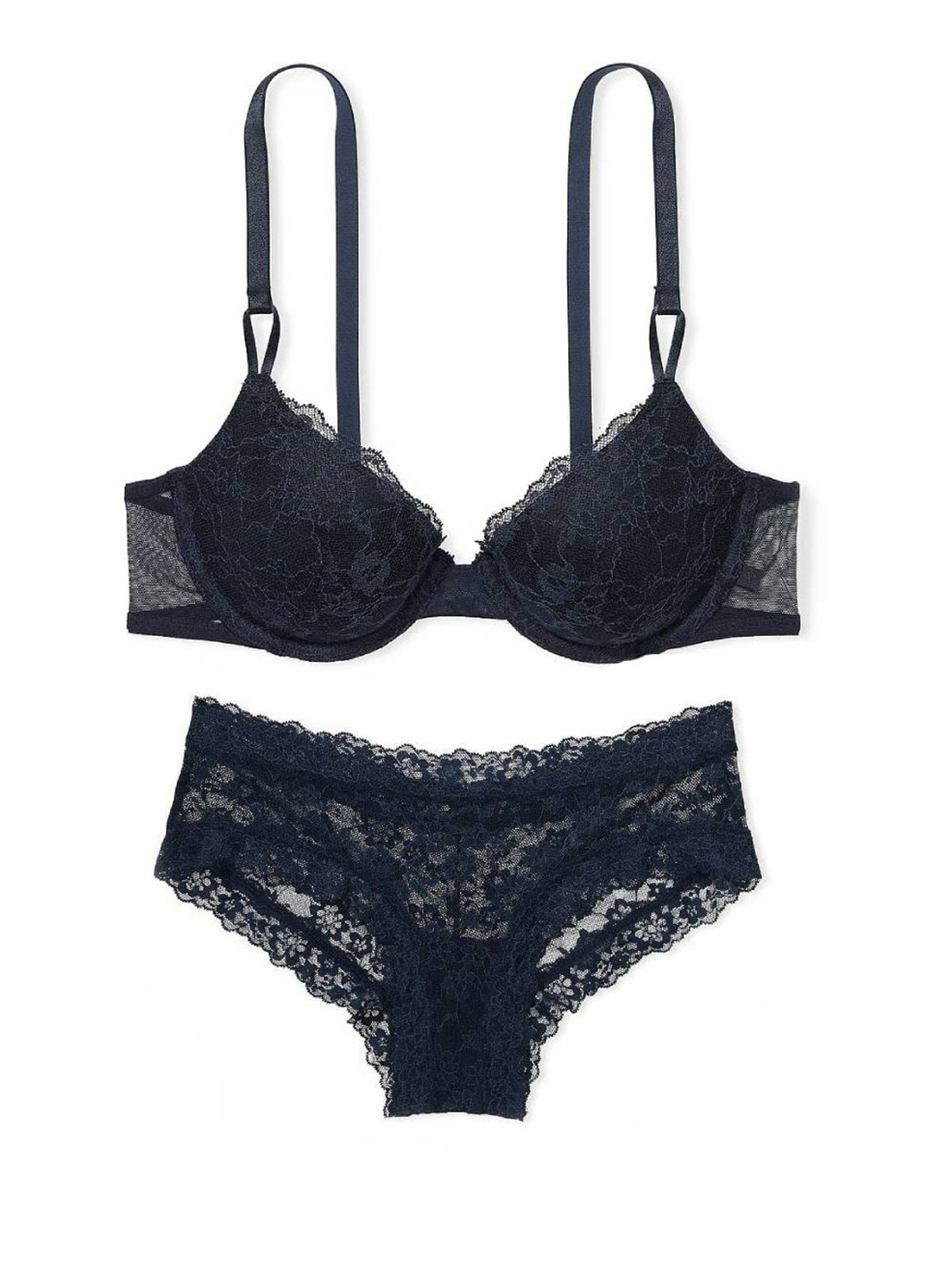 Синій демісезонний комплект (бюстгальтер, трусики) Victoria's Secret