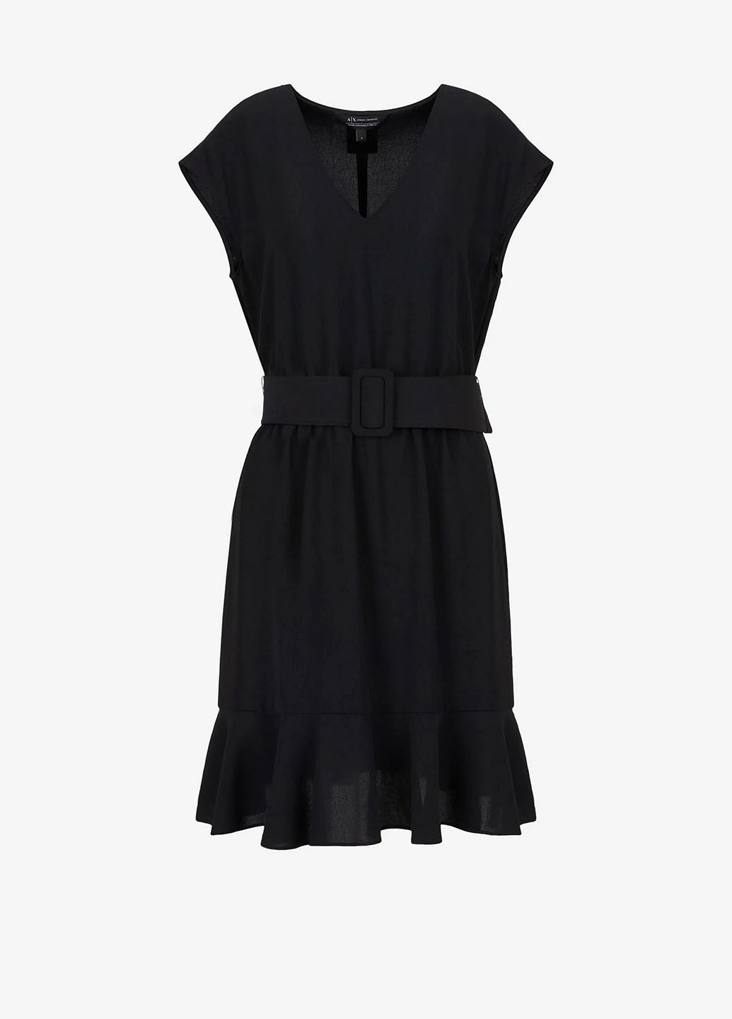 Чорна кежуал сукня Armani Exchange однотонна