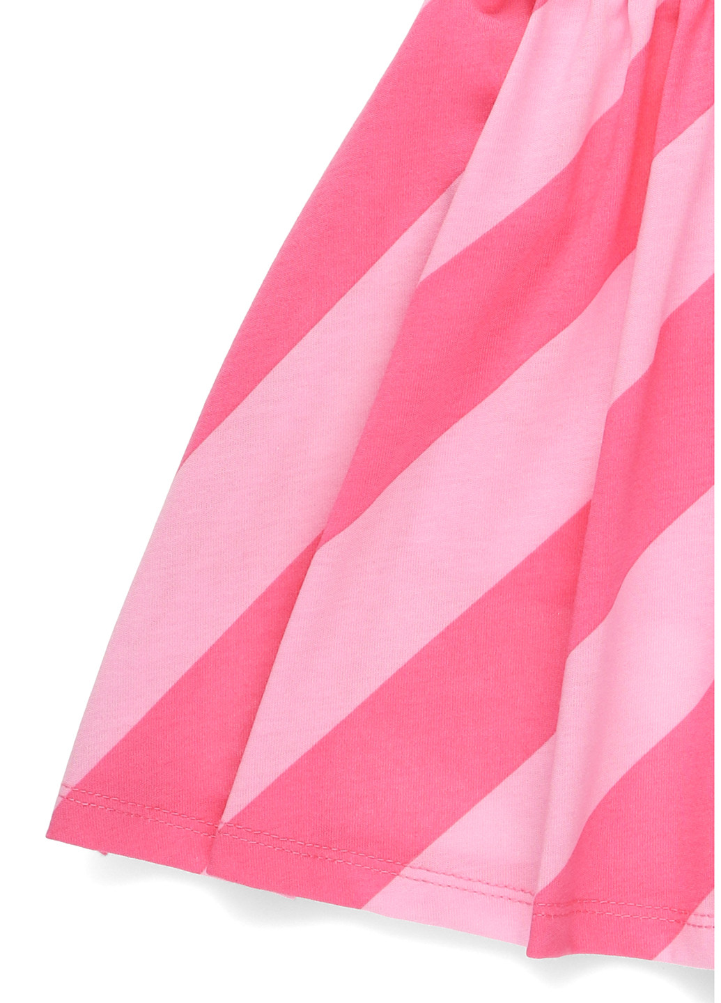 Розовая кэжуал в полоску юбка C&A клешированная