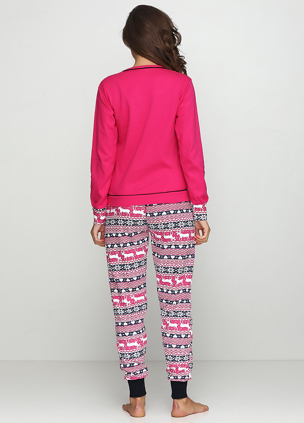 Малиновая всесезон пижама (свитшот, брюки) Adalya