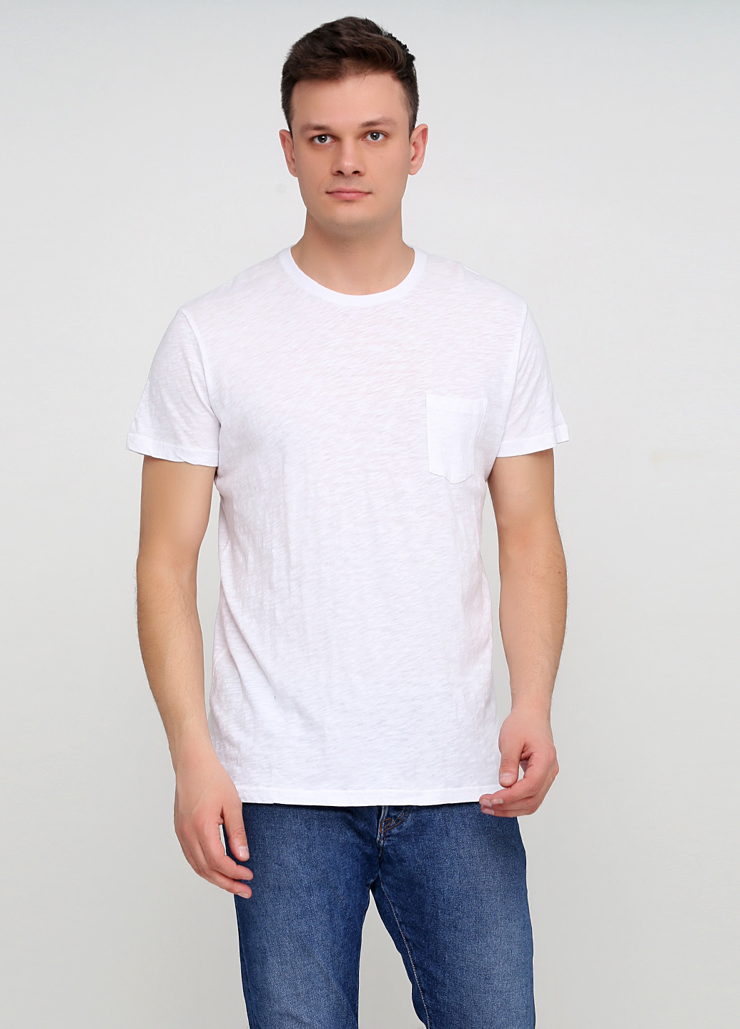 Біла футболка Solid