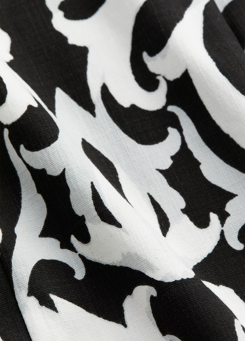 Чорно-білий коктейльна, кежуал сукня H&M з абстрактним візерунком