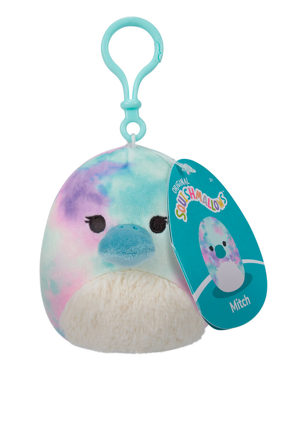 Мягкая игрушка на клипсе Утконос Бриндал, 9 см Squishmallows (298547540)
