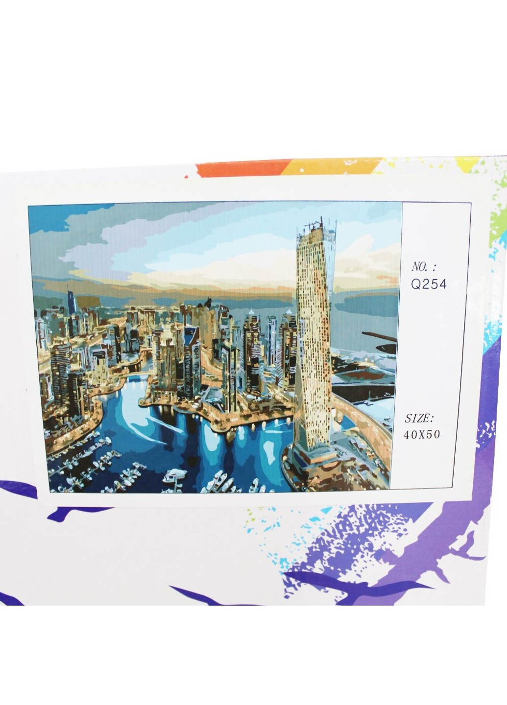 Набір для творчості DIY живопис по номерам Велике місто - Дубай (2000903605256) Babylon (253734543)