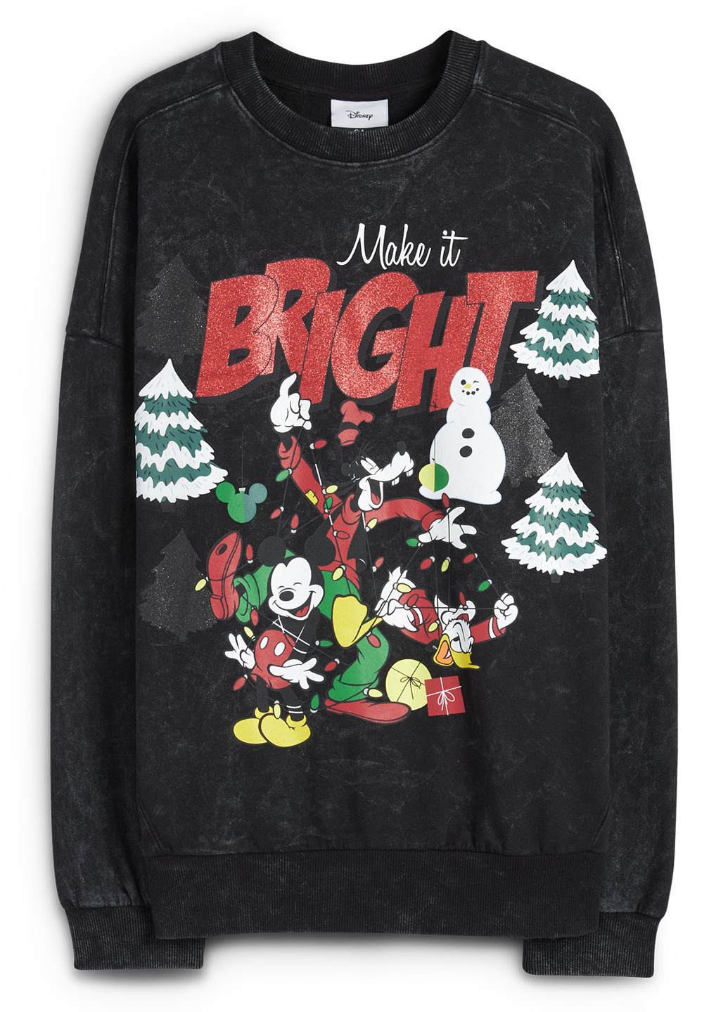 Чорний світшот C&A персонажі без декору (353086734)