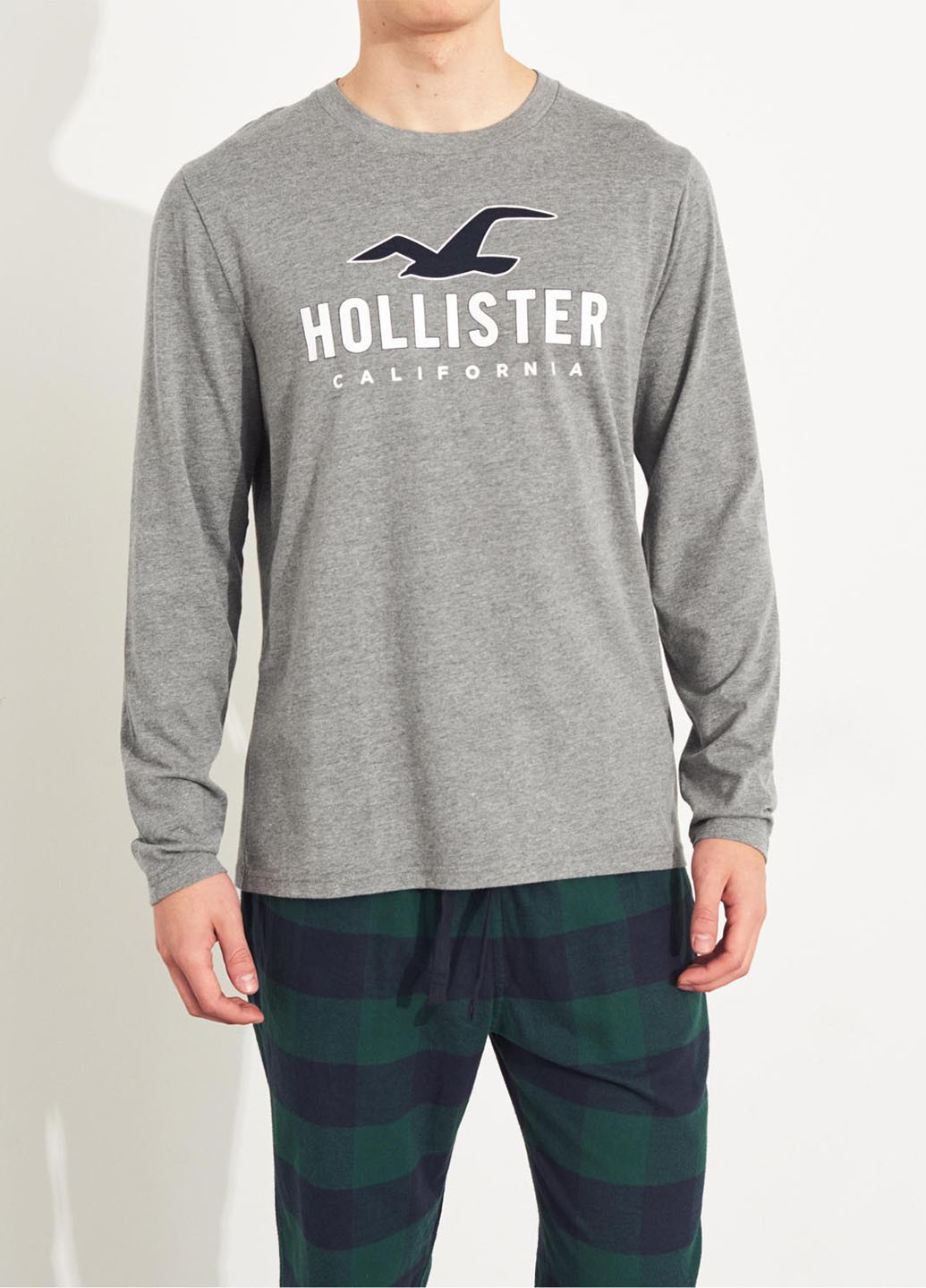 Пижама (лонгслив, брюки) Hollister (181268853)