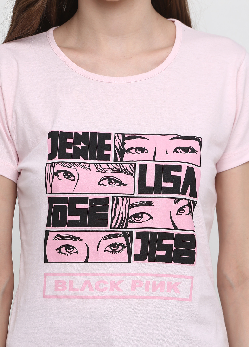 Рожева літня футболка Tenkie