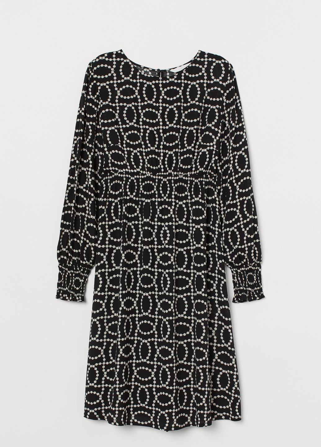 Чорна кежуал плаття для вагітних H&M з малюнком