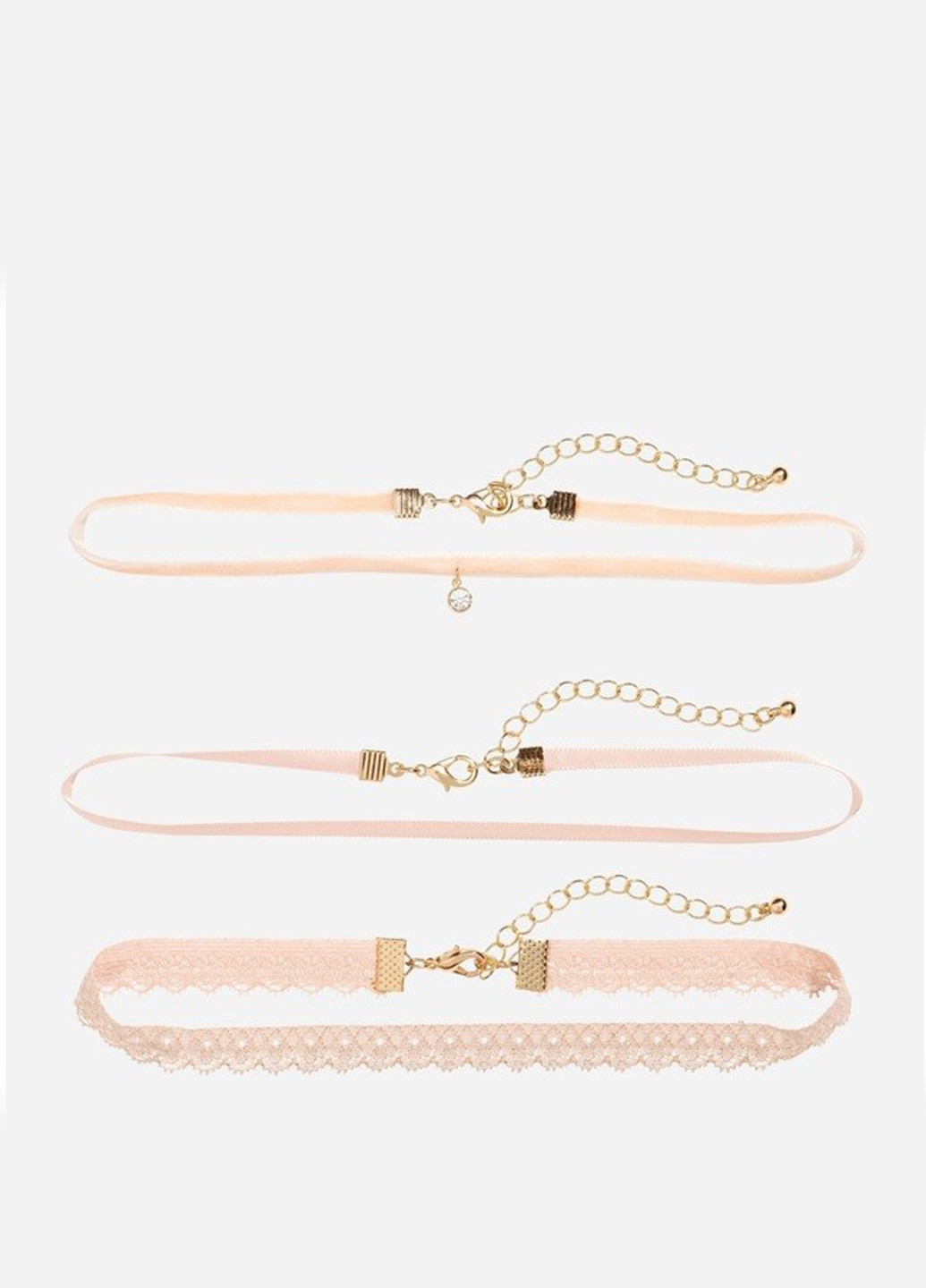 Чокер (3 шт.) H&M металл, текстиль (359854918)