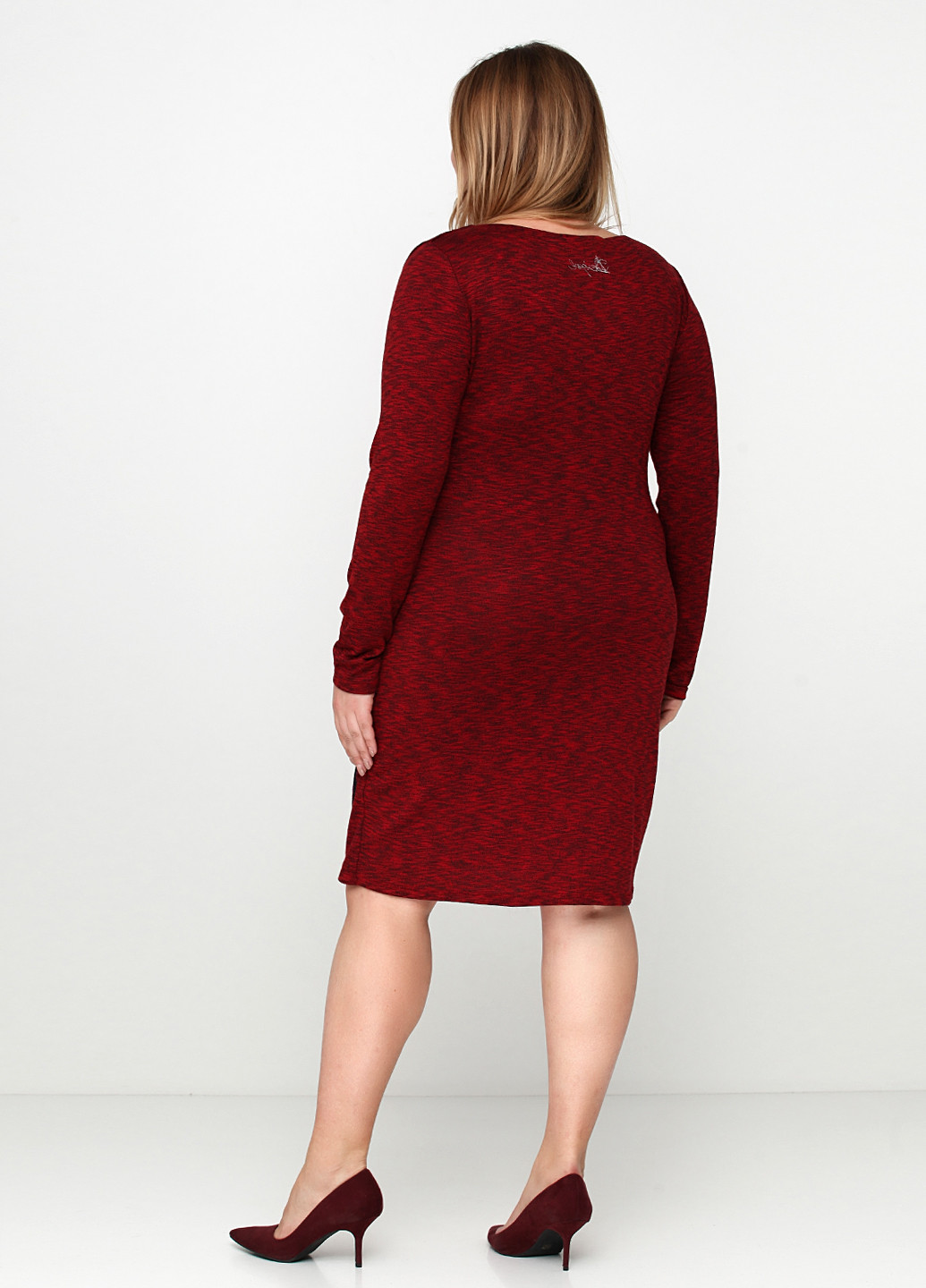 Красное кэжуал платье Desigual меланжевое