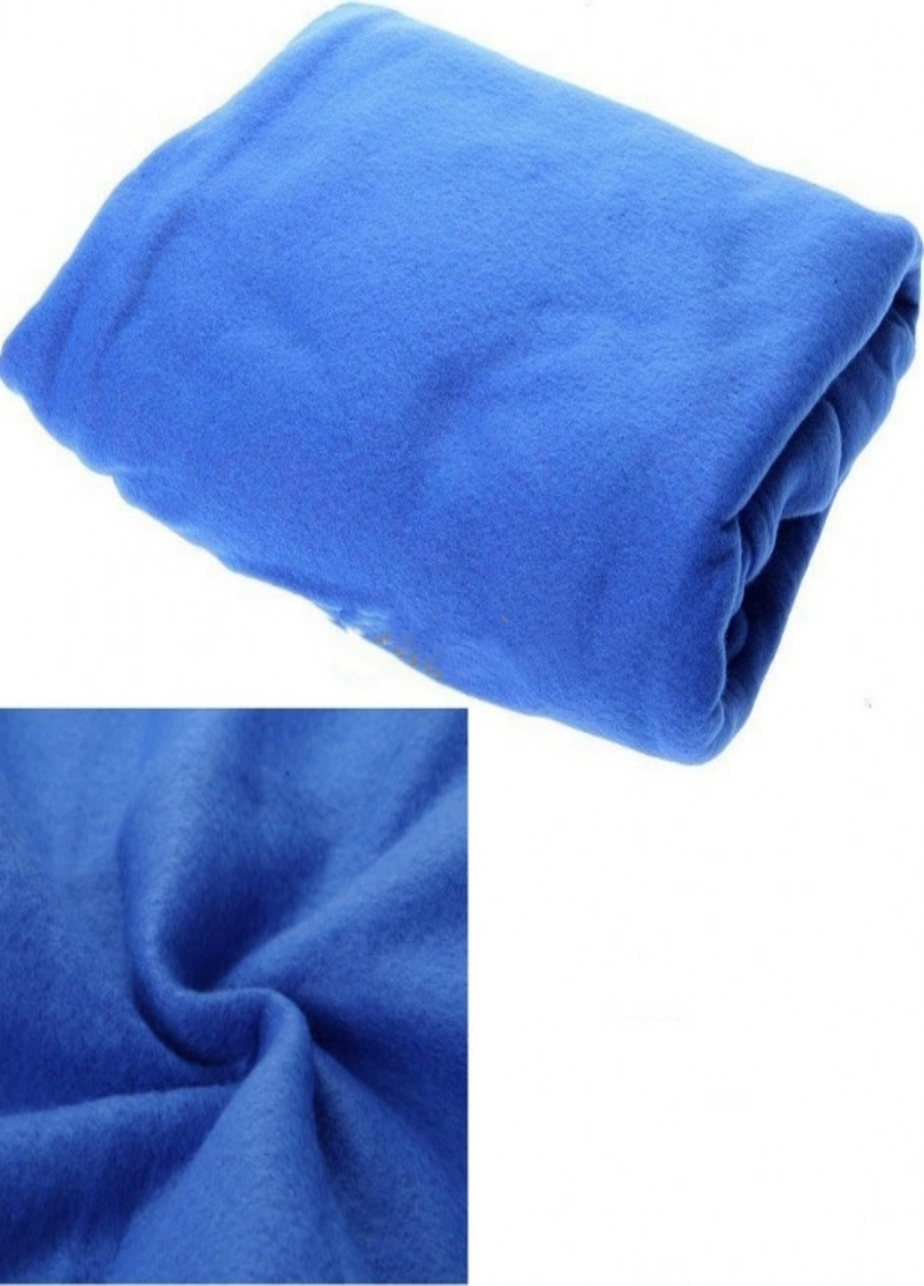 Флисовый плед одеяло покрывало с рукавами для отдыха детей и взрослых 140 х 180 см (65484161) Синий Francesco Marconi (202842049)