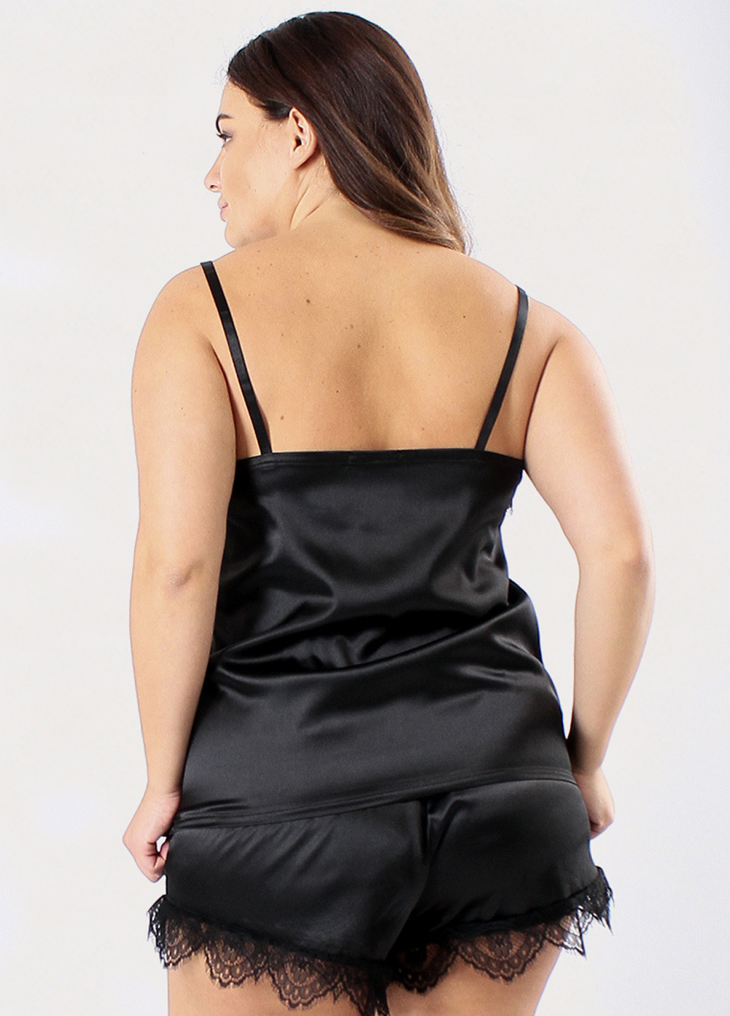 Комбинированный демисезонный комплект (топ, шорты, халат) Ghazel