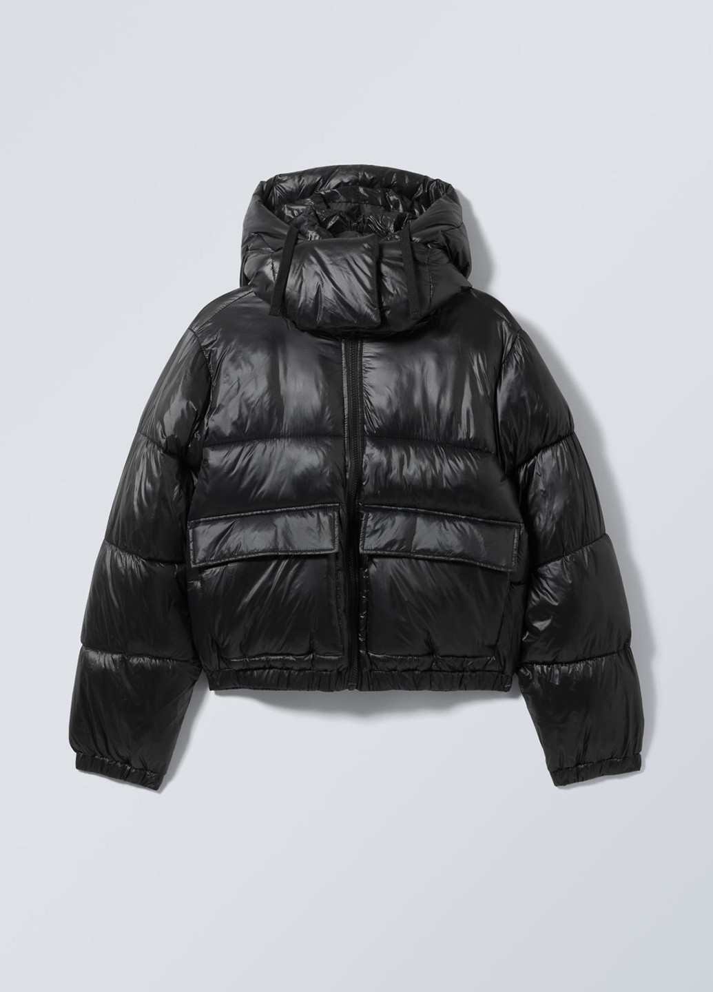 Чорна зимня куртка Weekday