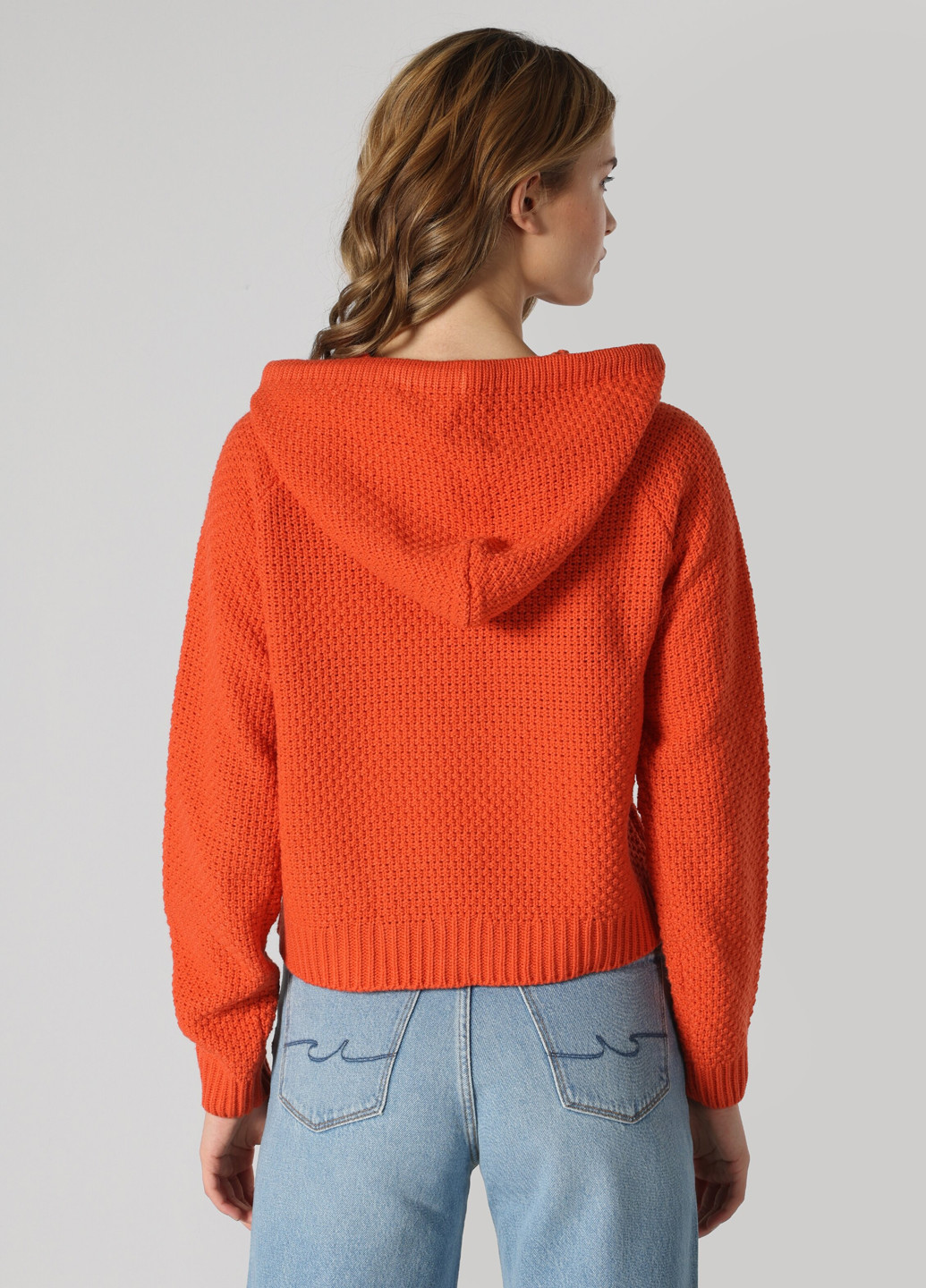 Оранжевый зимний свитер Colin's