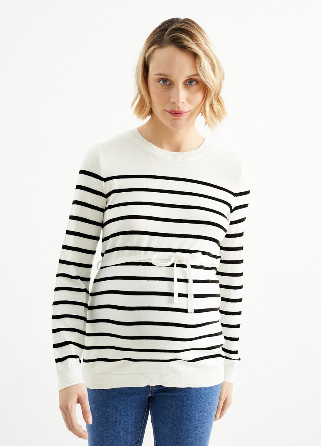 Білий демісезонний джемпер для вагітних джемпер C&A