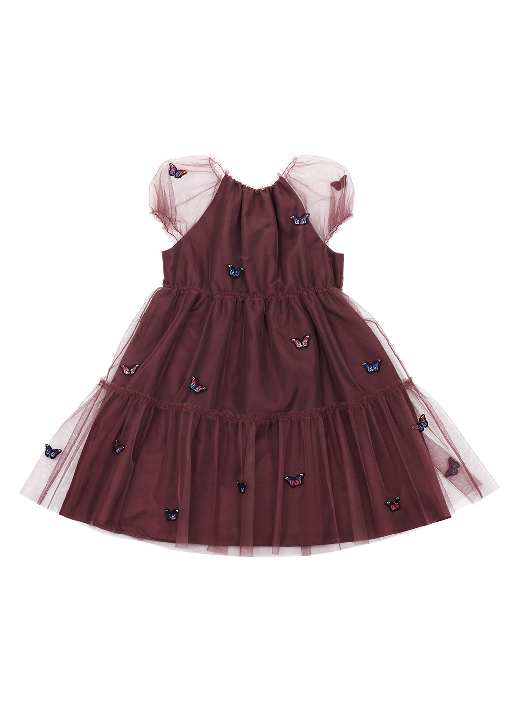 Бордовое платье BIGU (122674150)