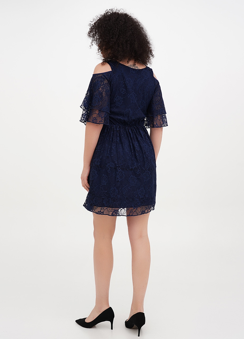 Темно-синя святковий сукня Vicolo однотонна