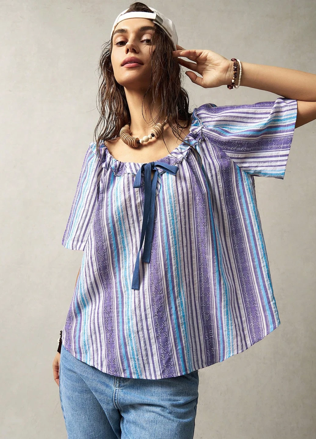 Комбінована блуза SHEIN
