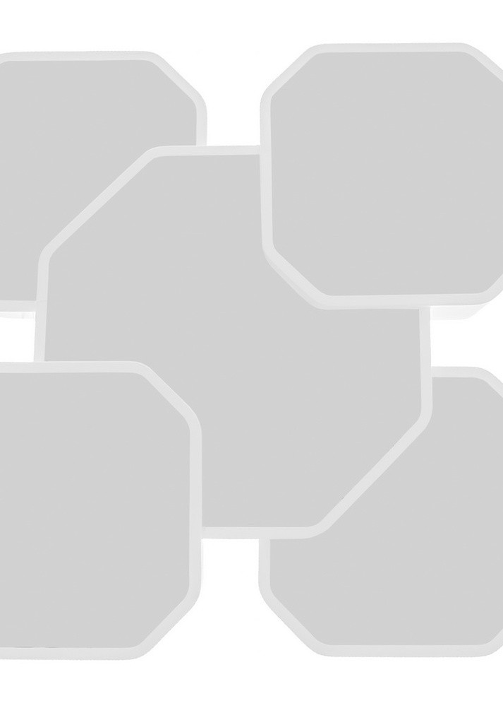 Светильник настенно-потолочный светодиодный накладной WBL-15/59W NW WH Brille (253893429)