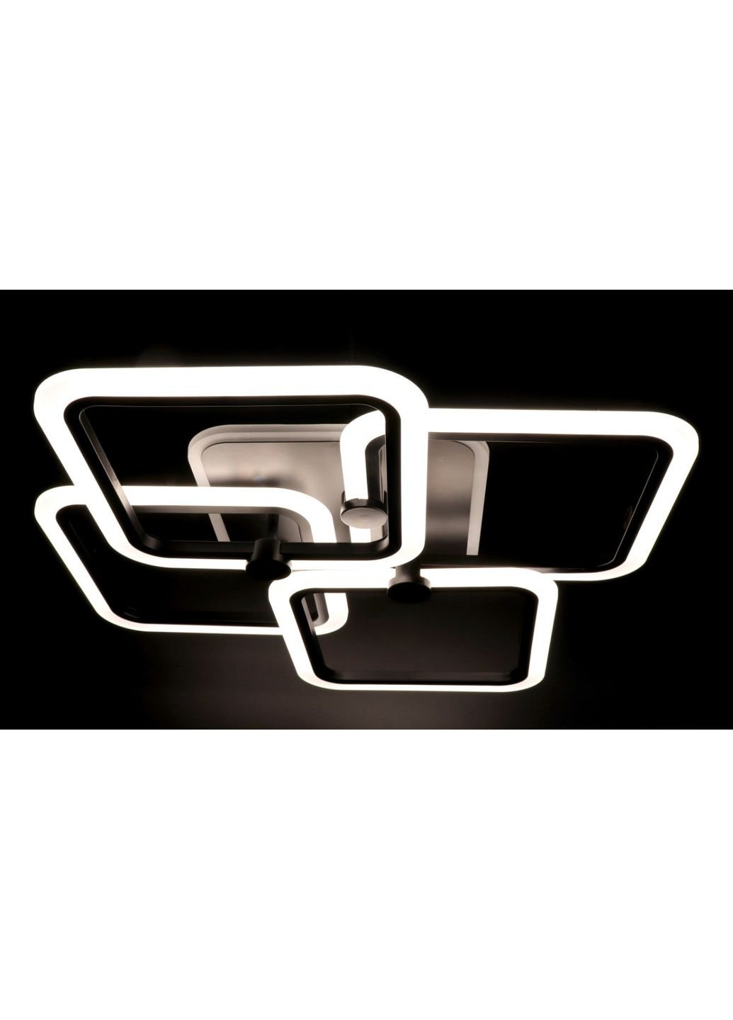 Люстра стельова LED з пультом A2503/4S-RGB-bk Чорний 10х56х65 см. Sunnysky (253527803)