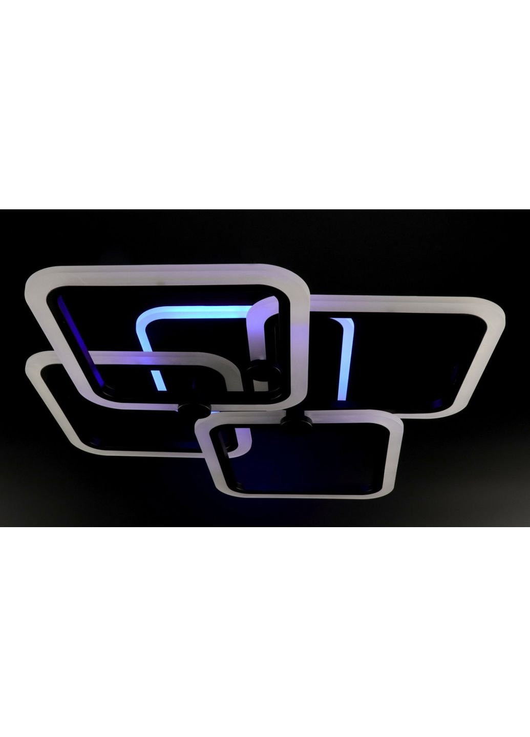 Люстра стельова LED з пультом A2503/4S-RGB-bk Чорний 10х56х65 см. Sunnysky (253527803)