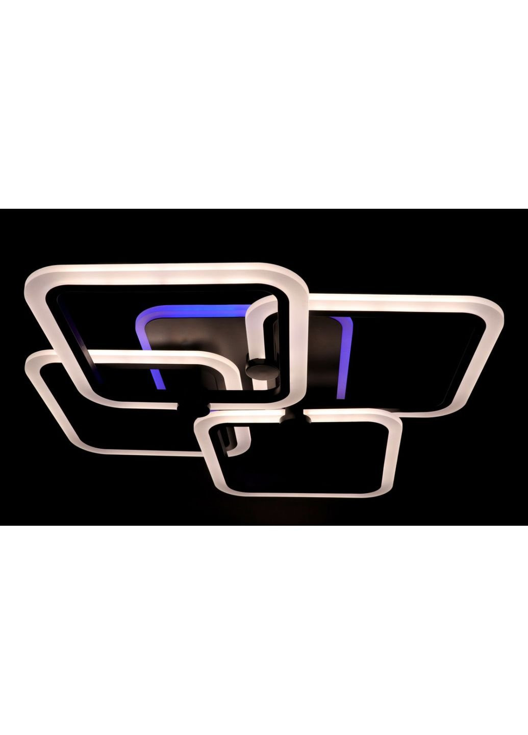 Люстра стельова LED з пультом A2503/4S-RGB-bk Чорний 10х56х65 см. Sunnysky (253527803)