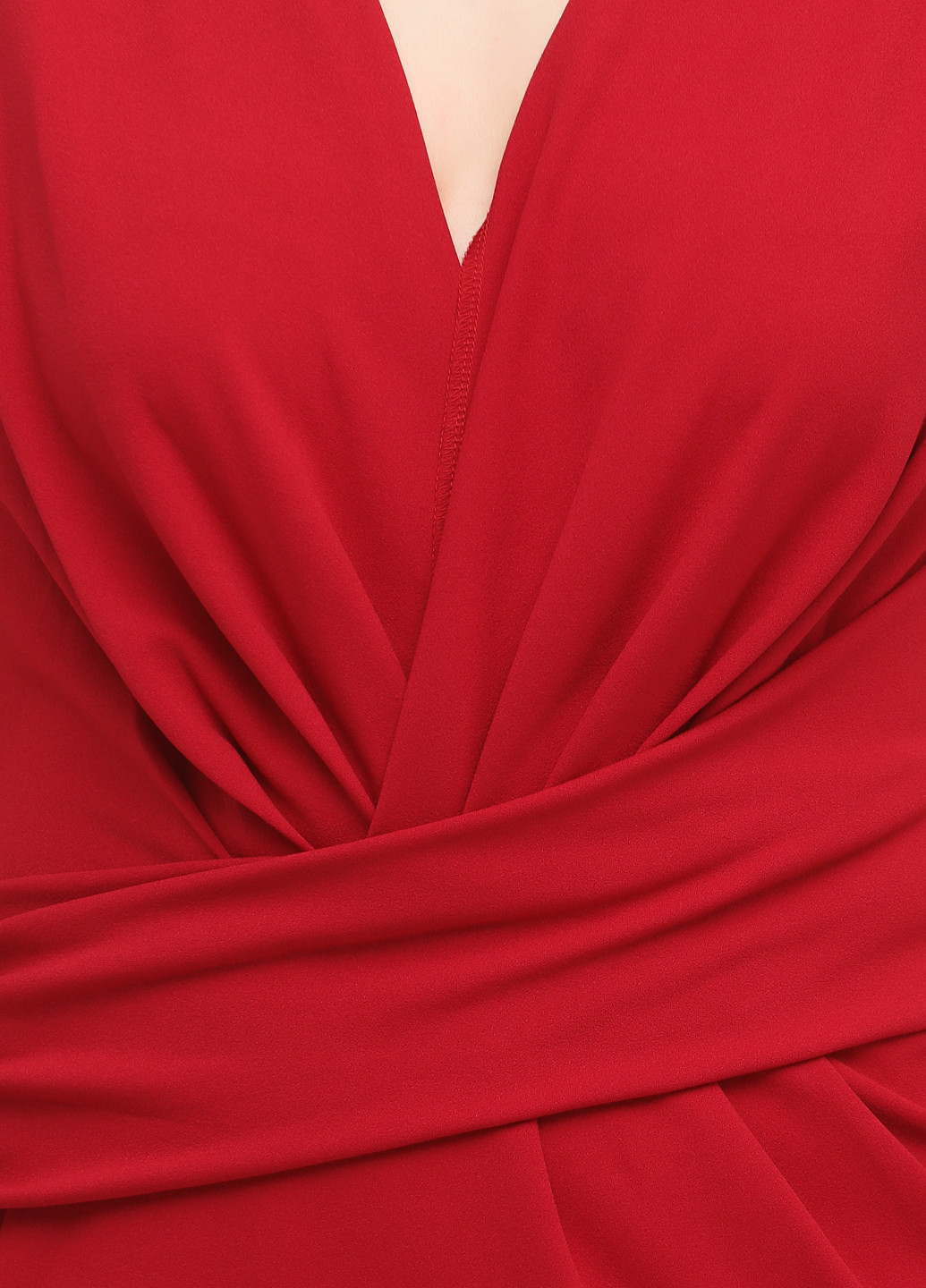 Красное коктейльное платье на запах, футляр Lipsy однотонное