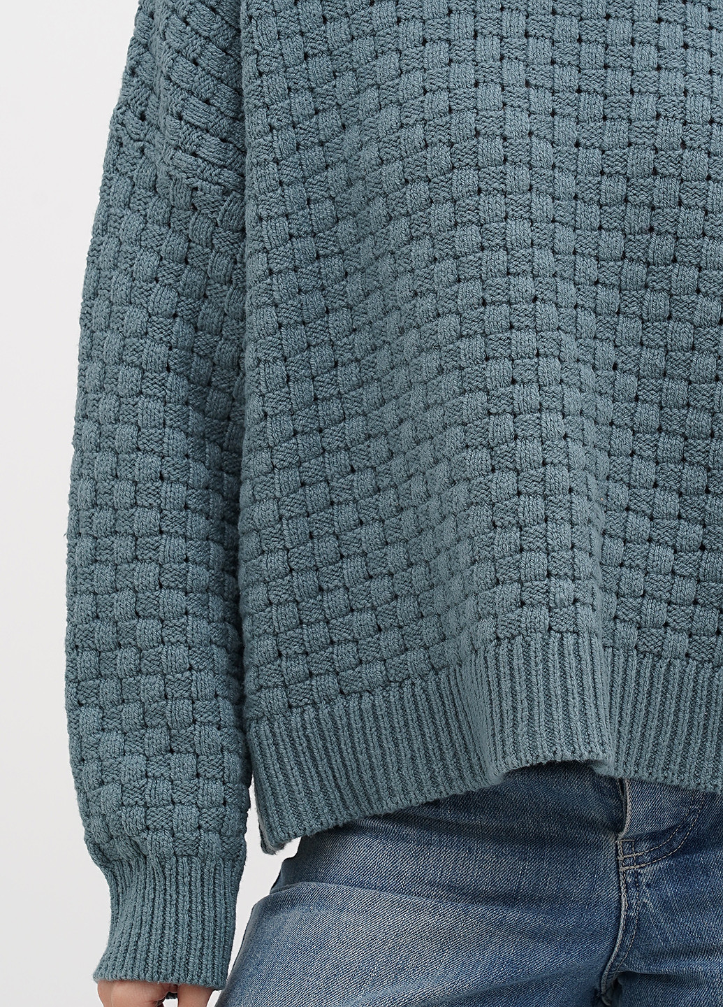 Серо-голубой демисезонный джемпер джемпер Madewell