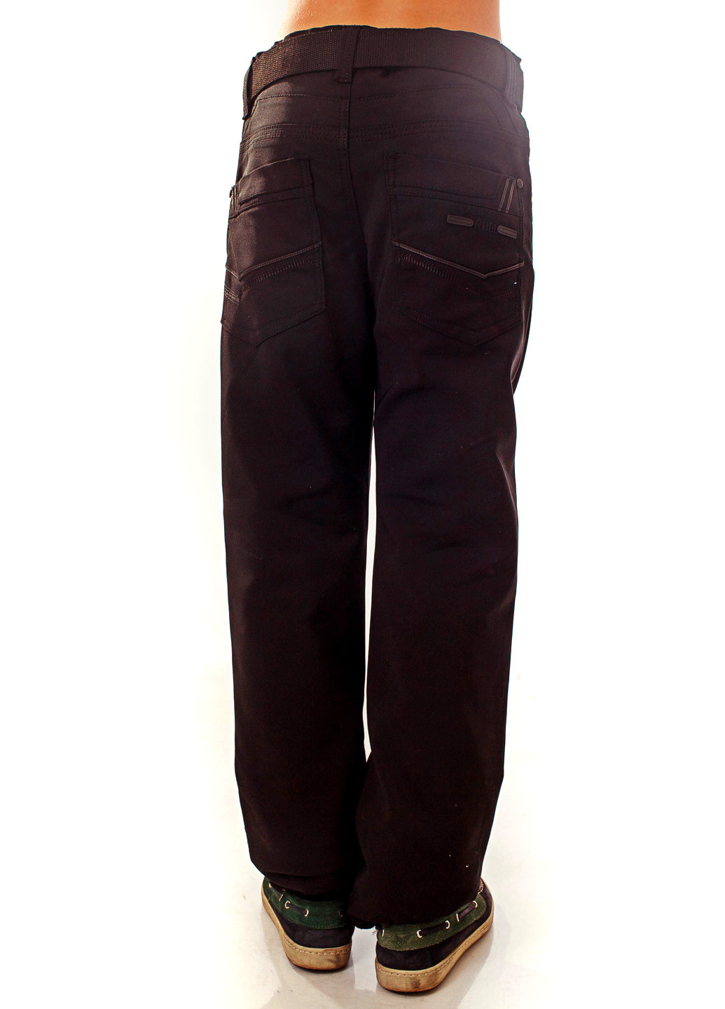 Черные кэжуал демисезонные брюки прямые LEVI JEA