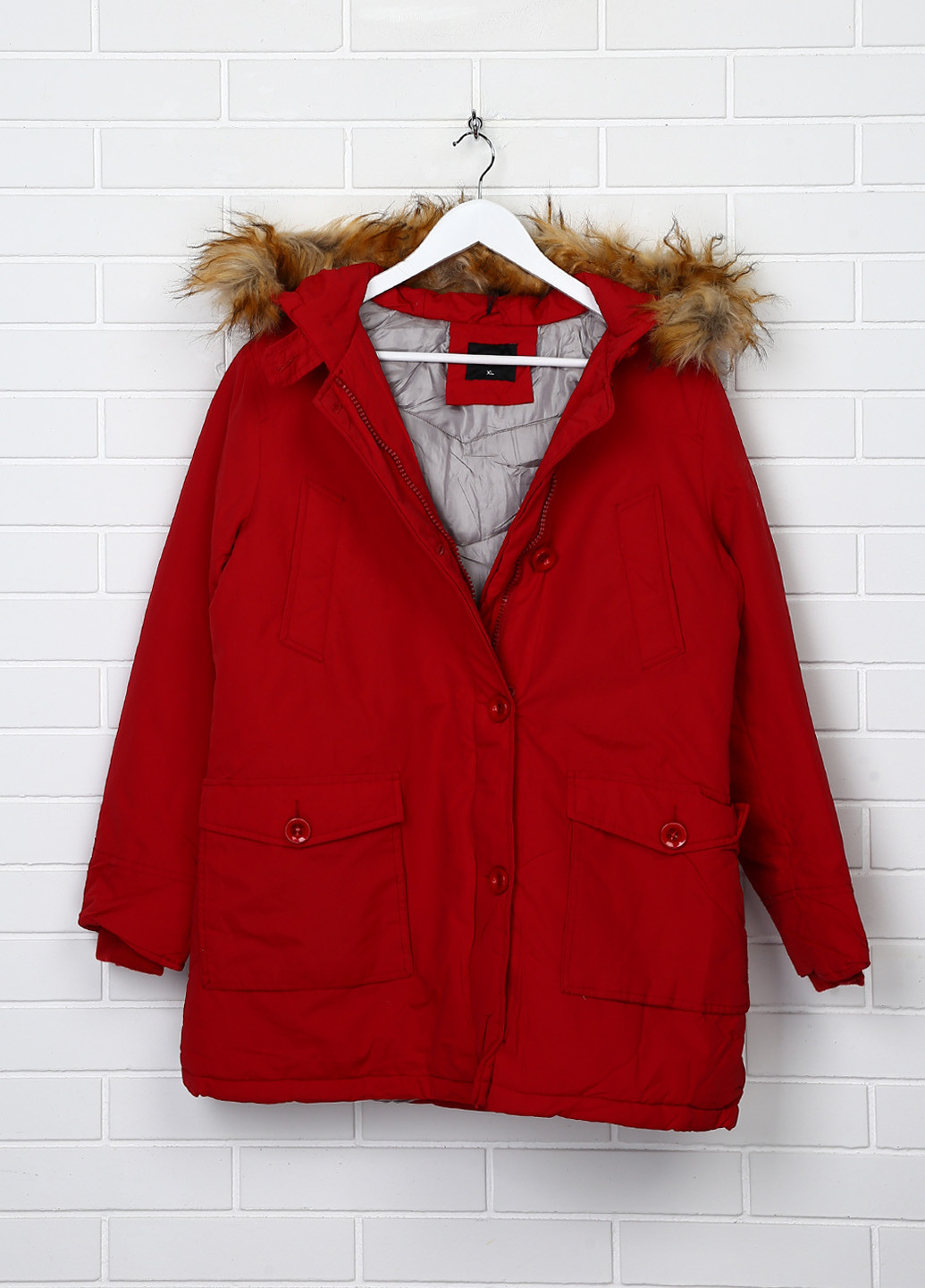 Красная зимняя куртка Bilin