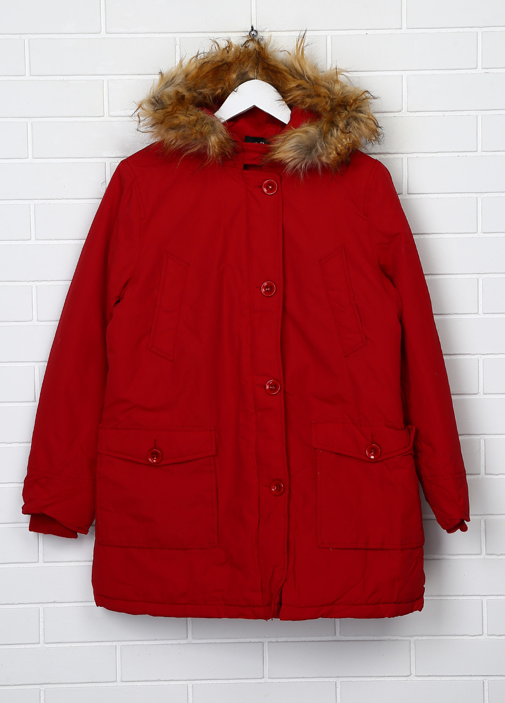 Красная зимняя куртка Bilin