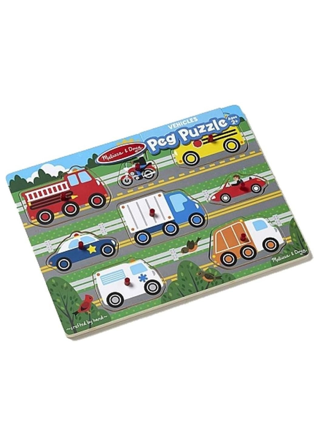 Развивающая игрушка Пазл Угадай машинку (MD19051) Melissa&Doug (254066811)