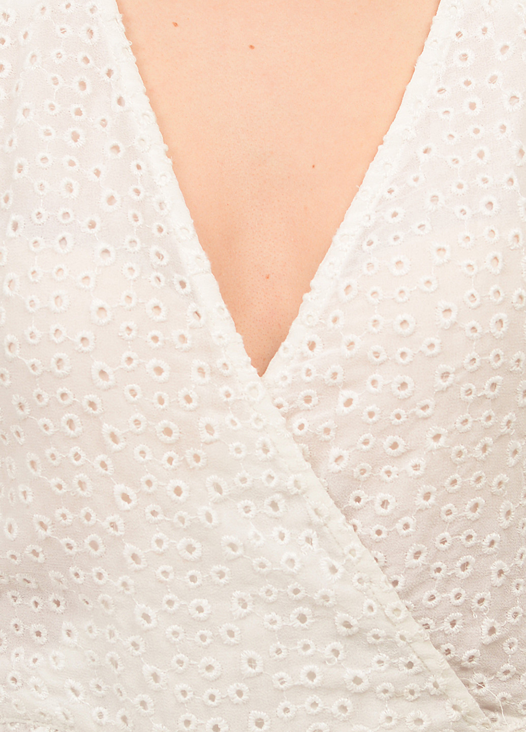 Белое кэжуал платье Kiabi однотонное
